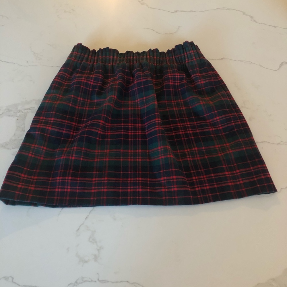 JCrew plaid skirt